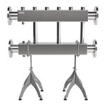 MKSS-600-3x32 (до 600 кВт, 2 магистр. подкл. Фл.Ду80, 3 контура G 1¼″ вверх или вниз)