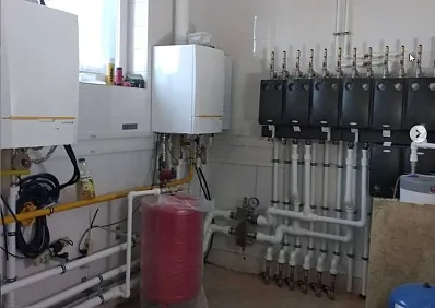 Отопление дома в Санкт-Петербурге S=700 м² с котлами De Dietrich MCA-45: Котельная - сердце системы!