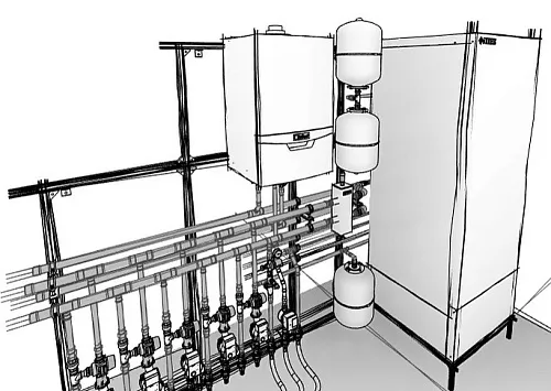 Проект отопления в 3D