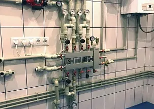 Коллектор на 5 контуров для настенного котла BAXI