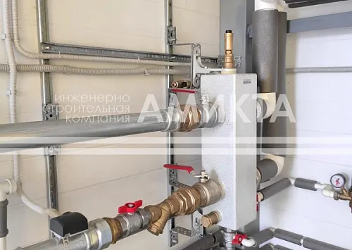 Образцовый монтаж отопления склада в Ленинградской области с котлами BAXI Duo tec MP