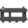 Коллектор для отопления на 2 потребителя dn32 (вход dn40) - MK-150-2x32