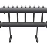 MK-1200-5x32 (до 1,2 мВт, 2 магистр. подкл. Фл.Ду125, 5 контуров G 1¼″ вверх или вниз)