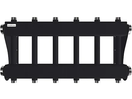 Коллектор для котельной на 6 - 7 контуров G 1" - MK-250-6DU Коллектор для котельной на 6 - 7 контуров G 1" - MK-250-6DU