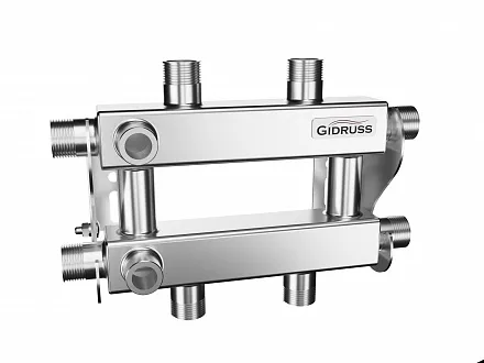 Кольцевой коллектор для отопления на 2 - 3 контура 3/4 дюйма