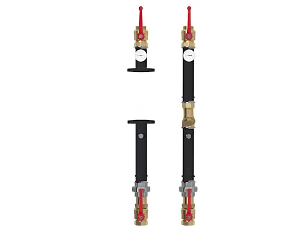 Насосная группа прямая DN 40 на 1 1/2 дюйма NG-40