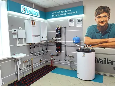 Стенд GIDRUSS-Vaillant с коллектором BMSS-60-3DU