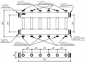 Коллектор для котельной на 6 - 7 контуров G 1″ из нержавеющей стали - размеры Коллектор для котельной на 6 - 7 контуров G 1″ из нержавеющей стали - размеры