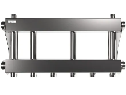 Коллектор для котельной на 3 контура G 1 1/4″ из нержавеющей стали - MKSS-250-2x32 Коллектор для котельной на 3 контура G 1 1/4″ из нержавеющей стали - MKSS-250-2x32