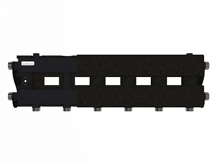 Коллектор отопления на 2 +4 контура MK-60-3D.EPP