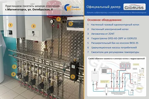 Шоурум отопления в Магнитогорске