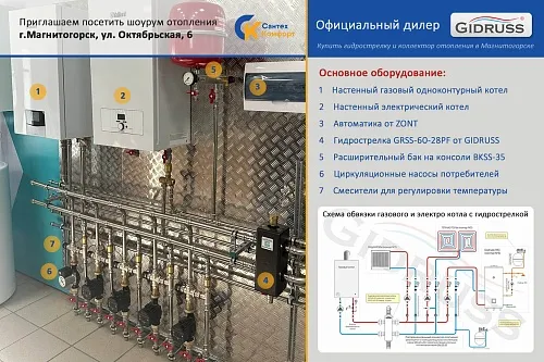 Шоурум отопления в Магнитогорске