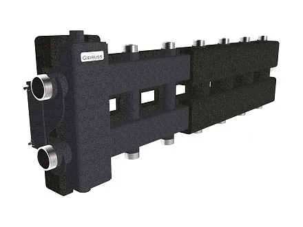 Гидрострелка с коллектором на 7 контуров BM-80-7DU.EPP