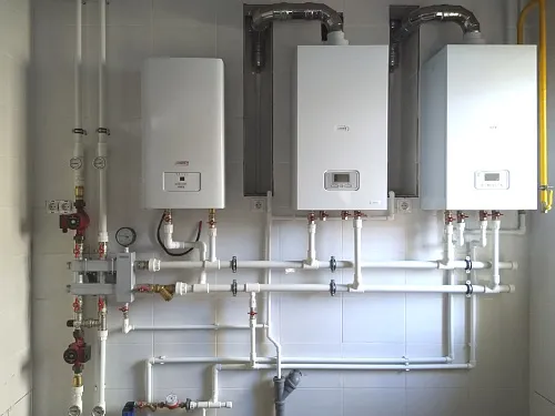 Настенный котел Protherm * 2 шт + электрокотел Protherm = Надежное отопление в Омске классика монтажа от ТЕПЛОМАКС-55