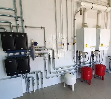 Котельная для индивидуального отопления в Ставрополе - два котла De Dietrich