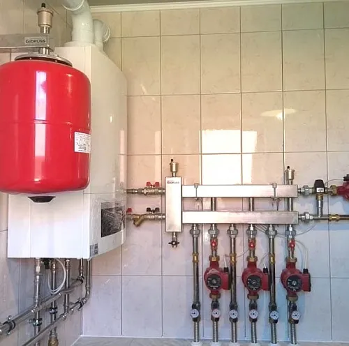 Отопление частного дома в Барнауле c котлом Buderus