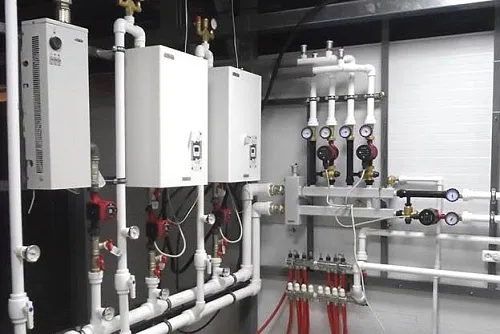 BM-100-3D на объекте Монтаж отопления ангара в Мурманской области