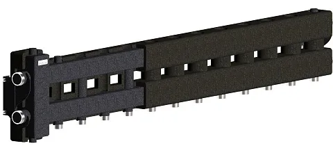 Гидрострелка с коллектором на 7 (6+1) контуров BM-80-7D.EPP