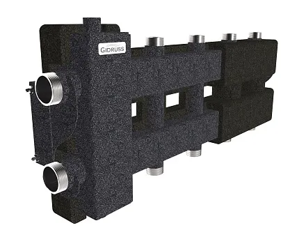 Гидрострелка с коллектором на 5 контуров BM-80-5DU.EPP Гидрострелка с коллектором на 5 контуров BM-80-5DU.EPP