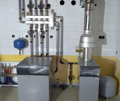 Отопление дома в г.Тверь - общий вид котельной