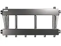 Коллектор для котельной на 3 контура G 1″ из нержавеющей стали  - MKSS-250-3x25