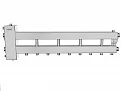 Нержавеющий коллектор с гидрострелкой на 4 + 1 контуров BMSS-150-5D Нержавеющий коллектор с гидрострелкой на 4 + 1 контуров BMSS-150-5D