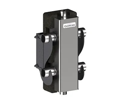 Гидрострелка нержавеющая в термоизоляции 1 дюйм GRSS-60-25.EPP