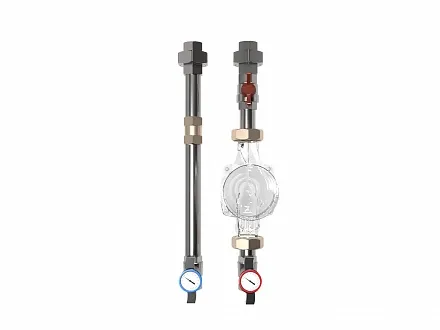 Насосная группа из нержавеющей стали NGSS-20 прямая без смесителя Насосная группа из нержавеющей стали NGSS-20 прямая без смесителя