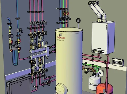 Проектирование котельных в 3D Воронеж Проектирование котельных в 3D Воронеж