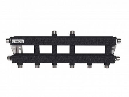 MK-40-5V (до 40 кВт, магистраль G ¾″, 5 контуров G ¾″ из них 3 в сторону)