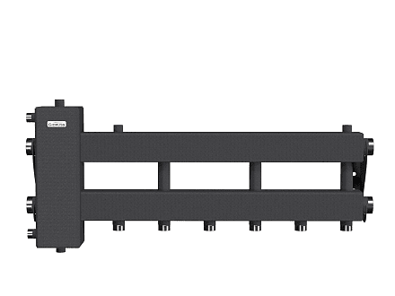BM-150-4D (до 150 кВт, подкл. котла G 1½″, 3 контура G 1″ + боковой контур G 1½″)
