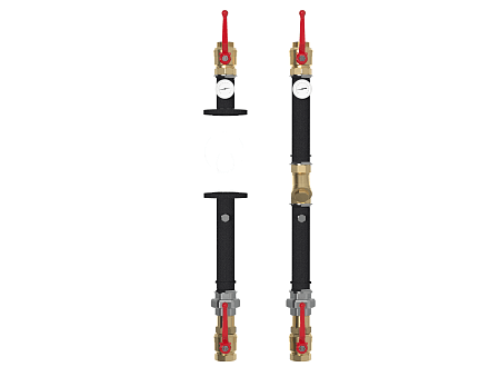 Насосная группа прямая DN 40 на 1 1/2 дюйма NG-40