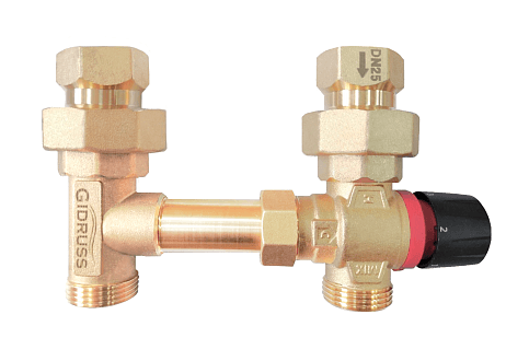 KIT.NG-25CTS [20-43°С] (G 1″, под термостатический смеситель 70-42 мм, под насос dn25)