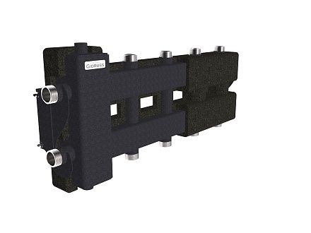 BM-60-5DU.EPP (до 60 кВт, вх. G 1″, 2+2+1 контура G 1″,4D-кронштейны K.UMS, EPP-термоизоляция)