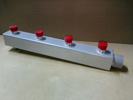 DM-32-20x4 (магистральное подкл. G 1¼˝, 4 контура G ¾˝, воздухоотвод. Rp ½″)