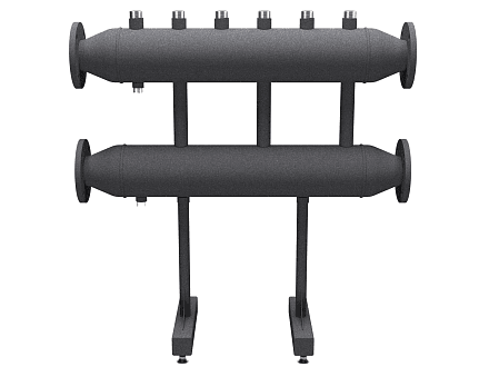 MK-600-3x32 (до 600 кВт, 2 магистр. подкл. Фл.Ду80, 3 контура G 1¼″ вверх или вниз)