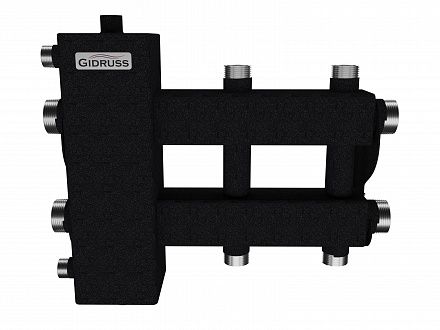 BM-100-3DU (до 100 кВт, подкл. котла G 1¼″, 1 + 1 контура G 1″, боковой контур G 1¼″, цвет ″черный муар металлик″)