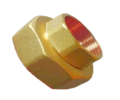 Гайка насосная FIT.PN-32 (для насосов DN32 с резьбой Rp 2″, латунь ЛС59, EPDM-прокладка)