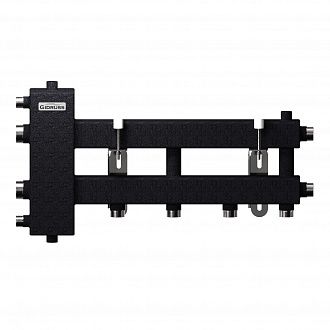 BM-100-3D (до 100 кВт, подкл. котла G 1¼″, 2+1 контура G 1″, цвет ″черный муар металлик″)