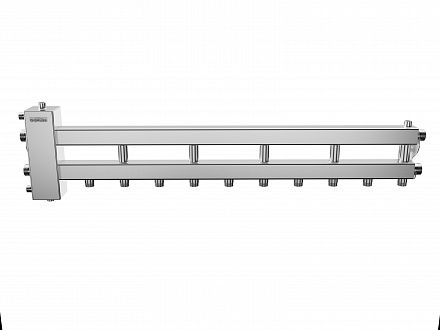 BMSS-100-6D (до 100 кВт, подкл. котла G 1¼″, 5 контуров G 1″, боковой контур G 1¼″, матовая полировка)