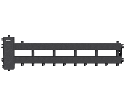 BM-150-6D (до 150 кВт, подкл. котла G 1½″, 5 контуров G 1″ + 1 боковой контур G 1½″)