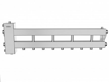 Нержавеющий коллектор с гидрострелкой на 4 + 1 контуров BMSS-150-5D