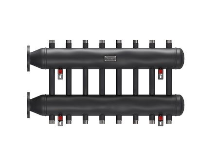 MK-600-8DU (до 600 кВт, 2 магистр. подкл. Фл.Ду80, 4 контура G 1¼″ вверх или вниз)