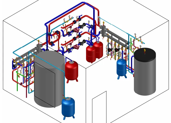 Основной вид котельной после реконструкци Основной вид котельной после реконструкци