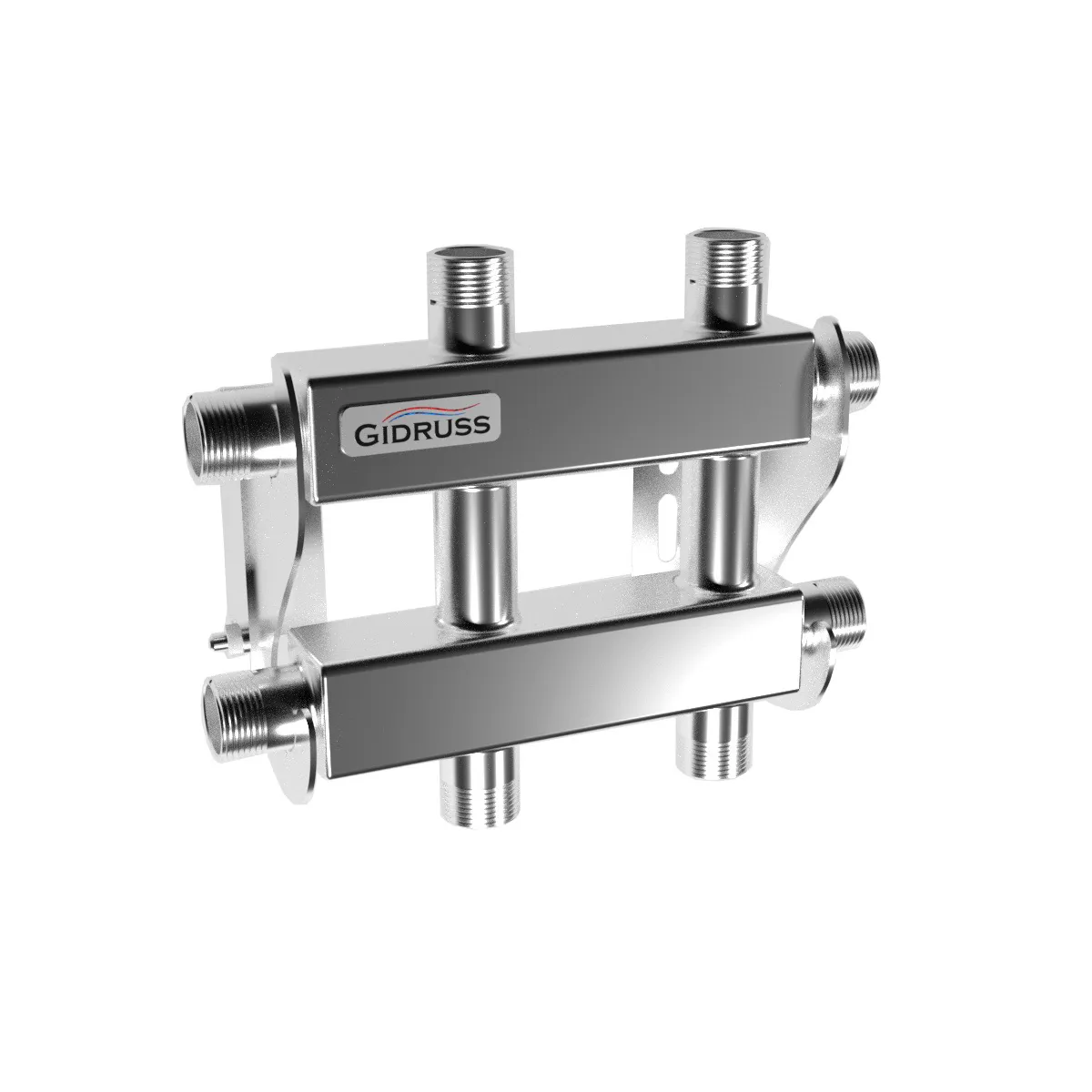 Коллектор настенного котла на 2 контура из нержавейки MKSS-40-3DU