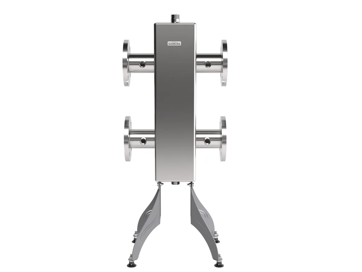 Гидравлический разделитель Ду 65 нержавеющий GRSS-400-65 Гидравлический разделитель Ду 65 нержавеющий GRSS-400-65