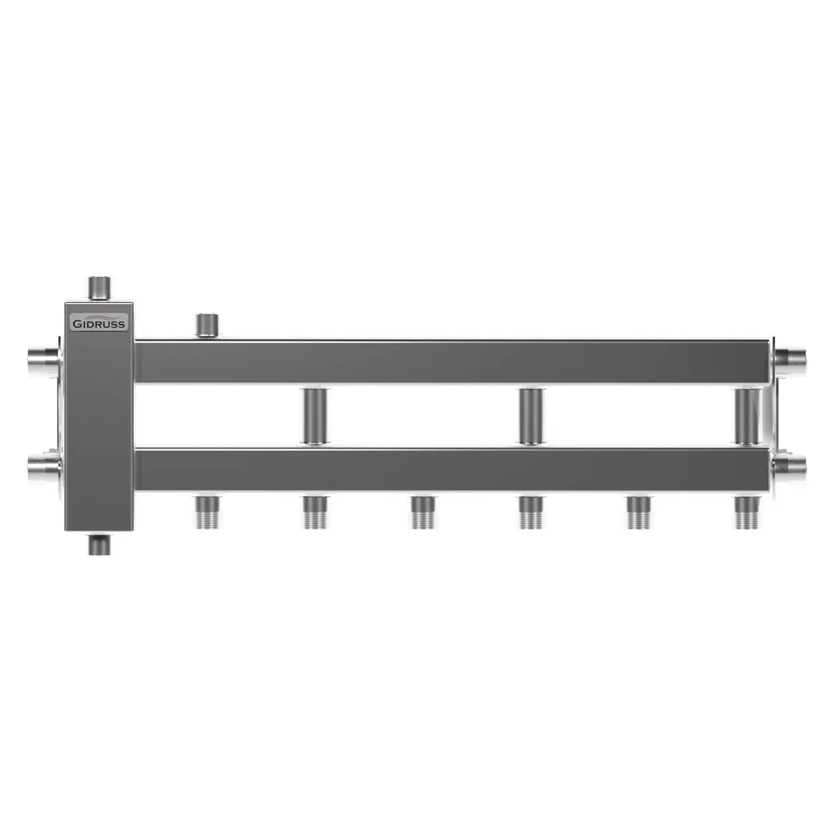 Гидрострелка на 4 контура (3+1) для настенного котла в одноэтажном доме BMSS-40-4D 