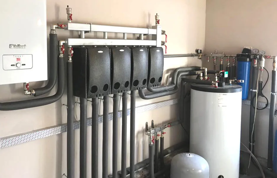 Монтаж котельной коттеджа в Екатеринбурге