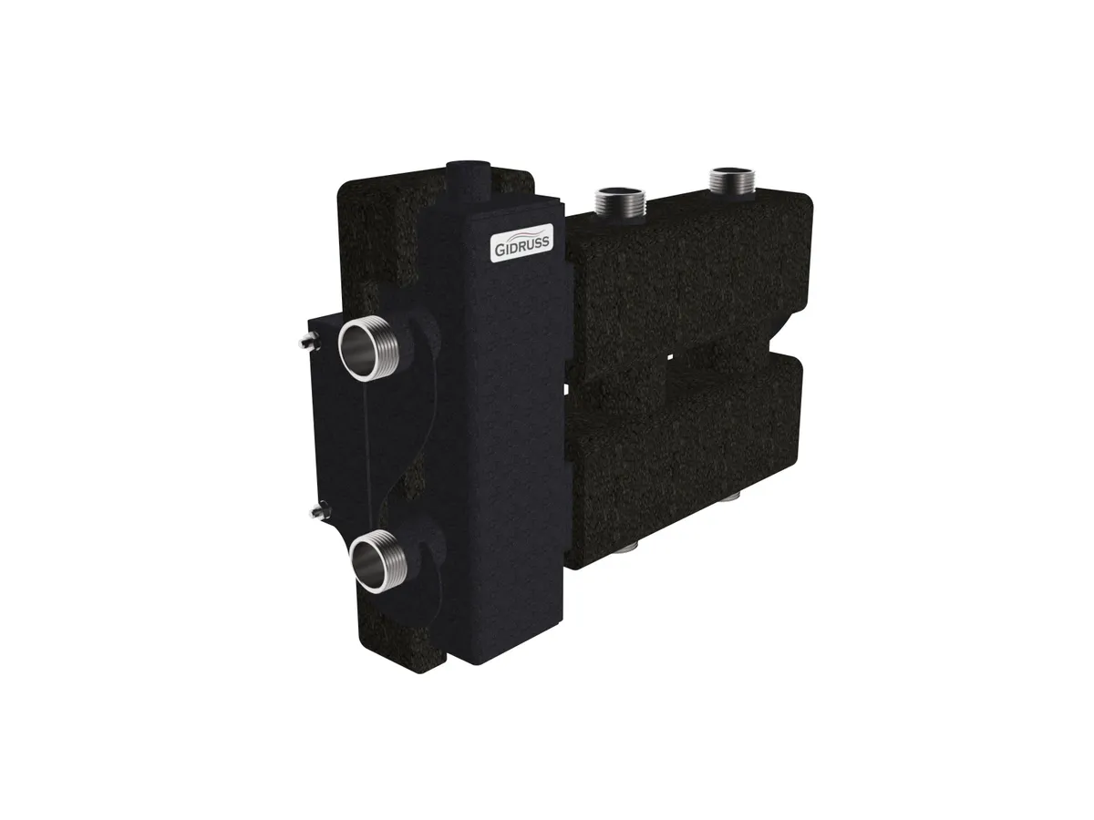 Коллектор с гидрострелкой на 3 контура dn25 для котла 24-60 кВт в теплоизоляции (09Г2С) аналог Север М3, GSK 25-3ECO Коллектор с гидрострелкой на 3 контура dn25 для котла 24-60 кВт в теплоизоляции (09Г2С) аналог Север М3, GSK 25-3ECO