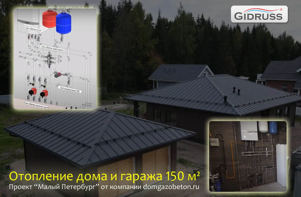 Отопление дома и гаража СПб Отопление дома и гаража СПб